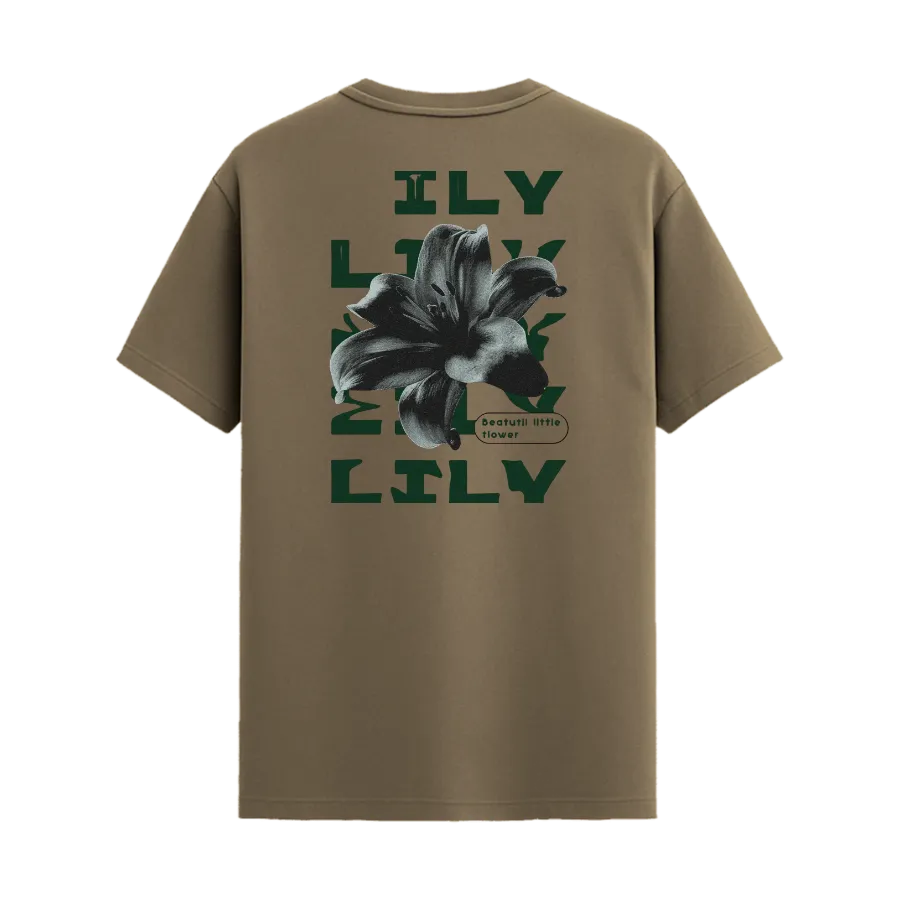 TRENDYFT Minimal Logo Graphic Regular Fit T-Shirt 180 GSM - Image 1