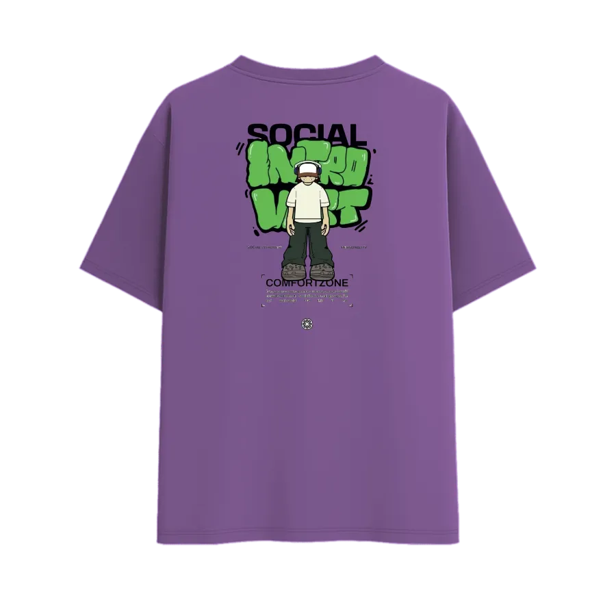 TRENDYFT Minimal Green Graphic Oversized T-Shirt 220 GSM - Image 3