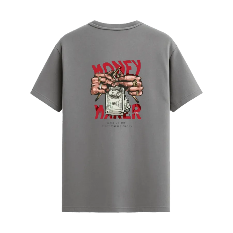 TRENDYFT Money Maker Graphic Regular Fit T-Shirt 200 GSM - Image 1