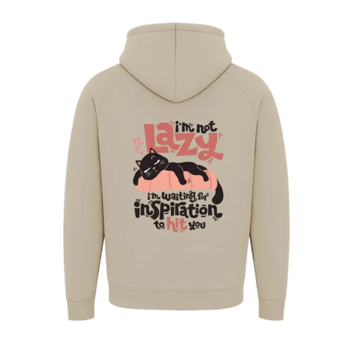 TRENDYFT Not Lazy Graphic Oversized Hoodie 430 GSM
