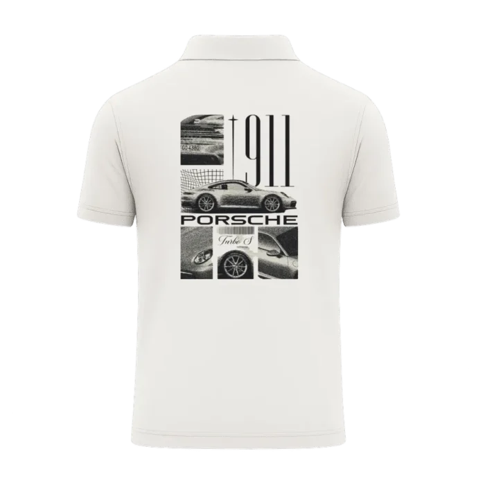 TRENDYFT Porsche Graphic Polo T-Shirt 220 GSM