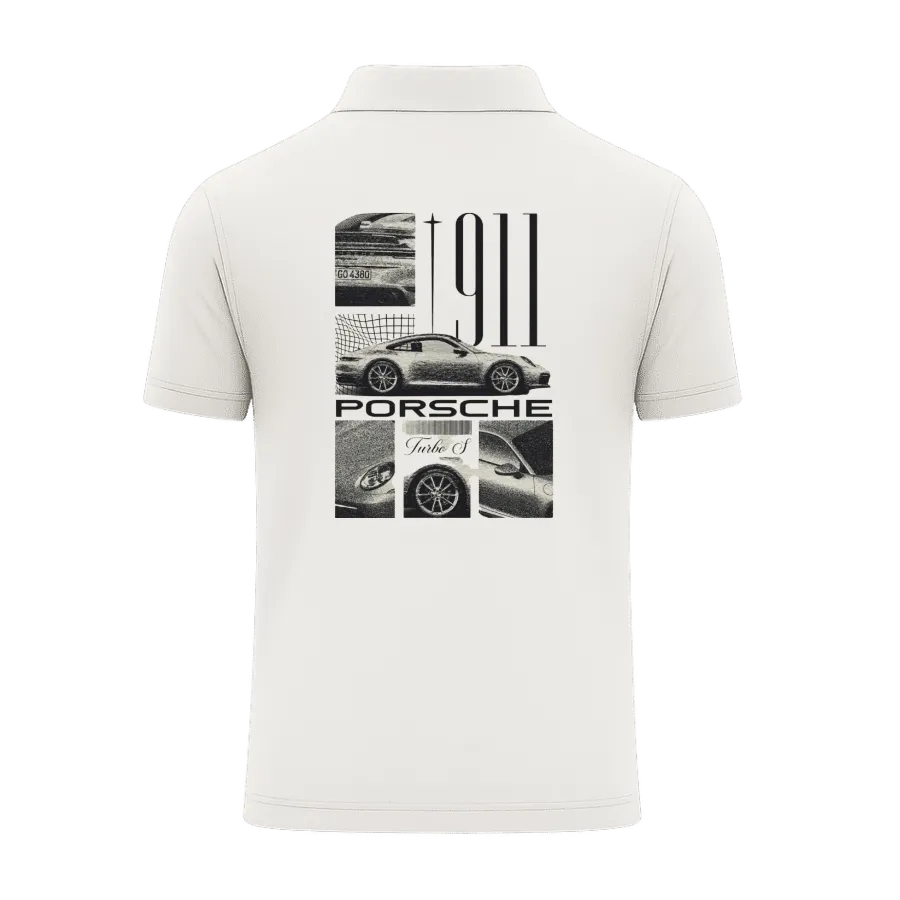 TRENDYFT Porsche Graphic Polo T-Shirt 220 GSM - Image 1