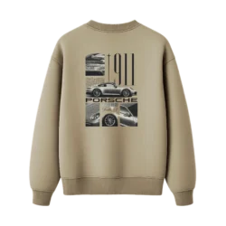 TRENDYFT Porsche Graphic Regular Fit Sweatshirt 300 GSM - Thumbnail Image 2