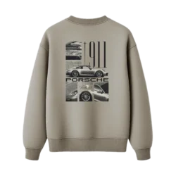 TRENDYFT Porsche Graphic Regular Fit Sweatshirt 300 GSM - Thumbnail Image 1