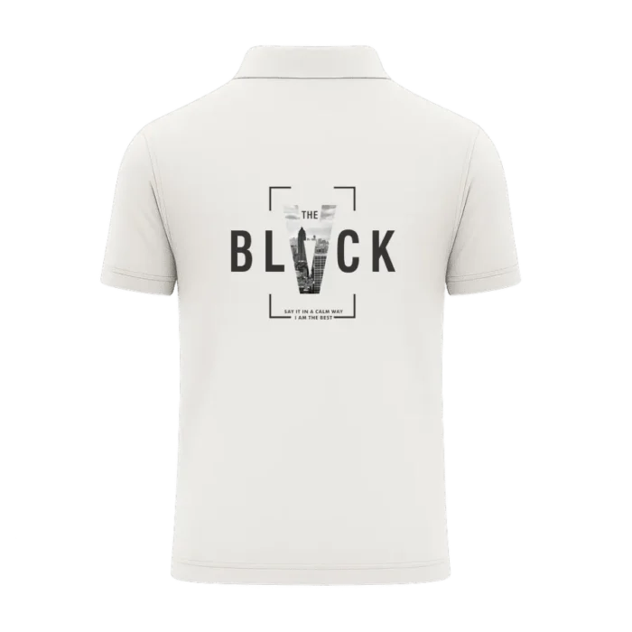 TRENDYFT Block Graphic Polo T-Shirt 220 GSM Cotton