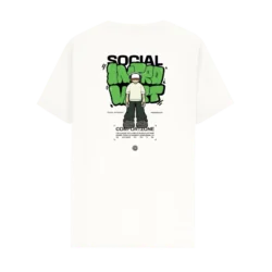 TRENDYFT Social Energy Graphic Regular Fit T-Shirt 180 GSM - Thumbnail Image 3
