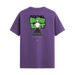 TRENDYFT Social Energy Graphic Regular Fit T-Shirt 180 GSM - Thumbnail Image 4