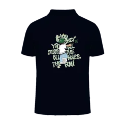 TRENDYFT Premium Graphic Polo T Shirt 220 GSM Cotton - Thumbnail Image 3