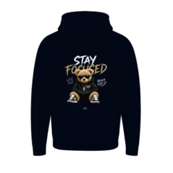 TRENDYFT Stay Focused Graphic Oversized Hoodie 430 GSM - Thumbnail Image 2