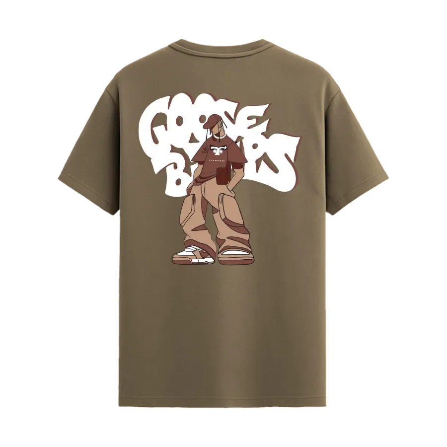 Teddy Bear Graphic T Shirt 180 GSM