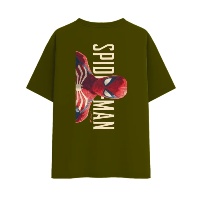 TRENDYFT Vertical Type Graphic Oversized T Shirt 240 GSM
