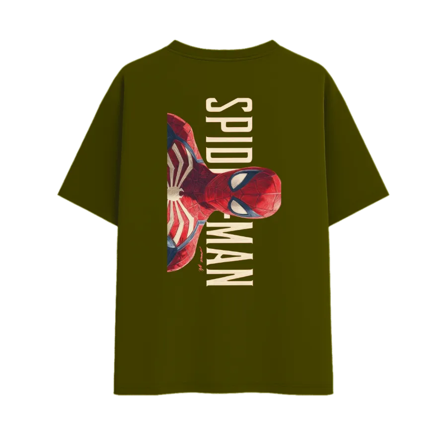 TRENDYFT Vertical Type Graphic Oversized T Shirt 240 GSM - Image 1