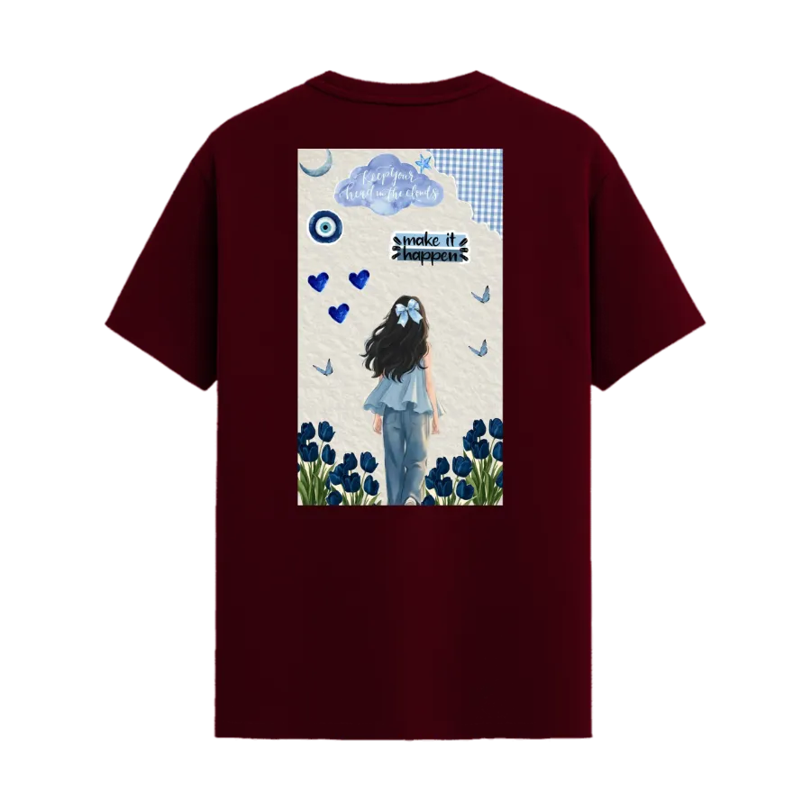 TRENDYFT Girl Illustration Graphic Regular T Shirt 180 GSM - Image 7