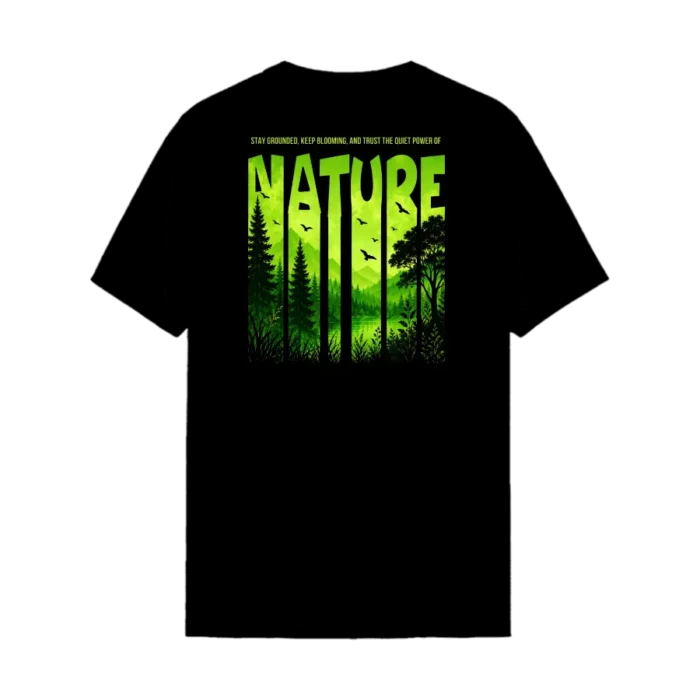 TRENDYFT Nature Graphic Regular T Shirt 180 GSM