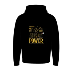 TRENDYFT Power Graphic Zip Hoodie 320 GSM - Thumbnail Image 2