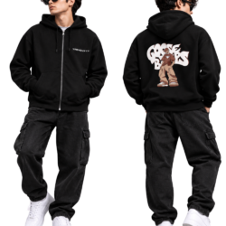 TRENDYFT Premium Zip Hoodie 320 GSM - Thumbnail Image 1