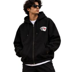 TRENDYFT Premium Graphic Zip Hoodie 320 GSM - Thumbnail Image 1